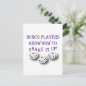 Carte Postale les joueurs de bunco savent comment le secouer ! (Debout devant)