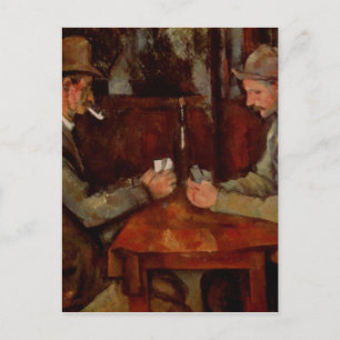 Carte Postale Les Joueurs de cartes, Claude Cezanne