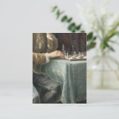 Carte Postale Les joueurs d'échecs, 1887 (Debout devant)