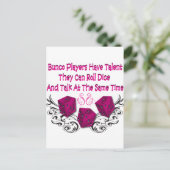 Carte Postale les joueurs du bunco ont du talent #2 (Debout devant)