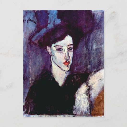 Carte Postale Les juifs par Amedeo Modigliani (Devant)