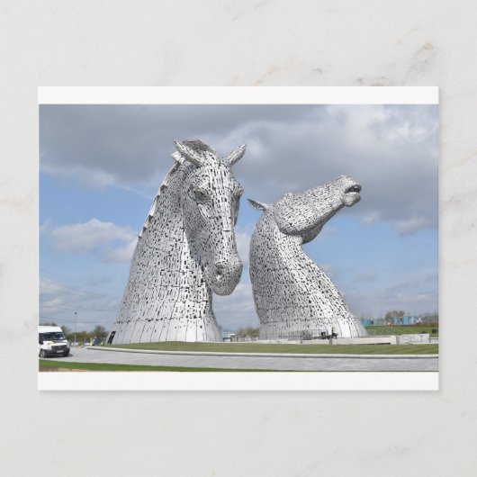 Carte Postale les Kelpies, Helix Park, Falkirk, Ecosse (Devant)