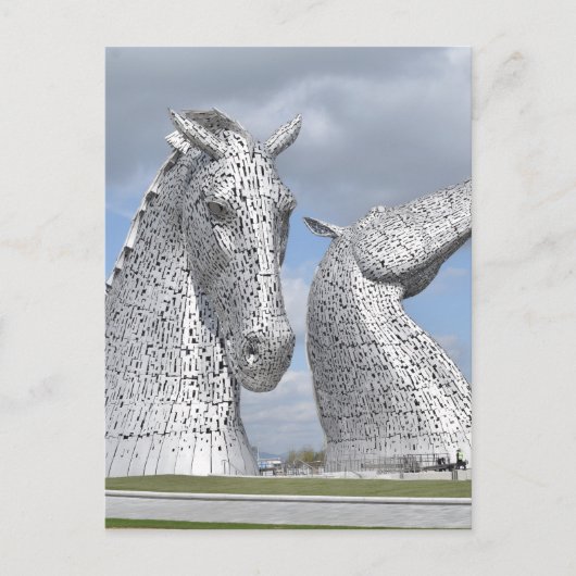 Carte Postale les Kelpies, Helix Park, Falkirk, Ecosse (Devant)