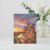 Carte Postale Les Kelpies Royaume-Uni (Debout devant)