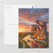 Carte Postale Les Kelpies Royaume-Uni (Devant / Derrière)
