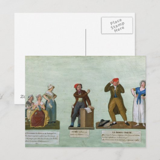 Carte Postale Les Knitters Jacobin (Devant / Derrière)