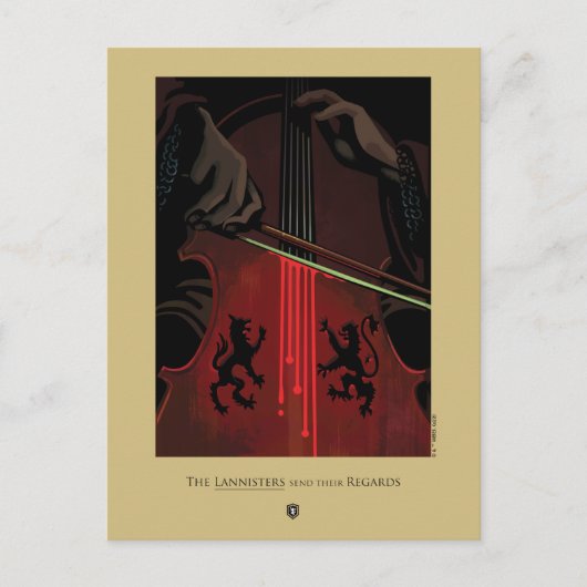 Carte Postale Les Lannister vous saluent (Devant)