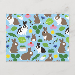 Carte Postale Les lapins Et Leurs Traitements