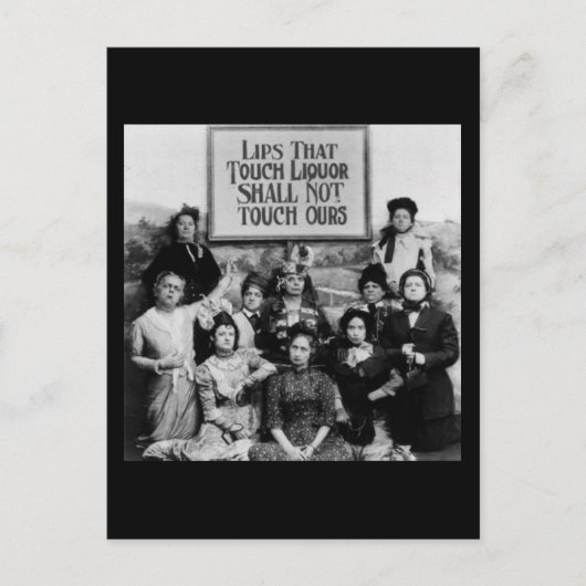 Carte Postale Les Lèvres Qui Touchent Le Liqueur Ne Toucheront P (Devant)