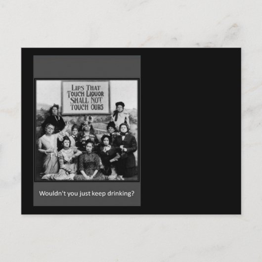 Carte Postale Les Lèvres Qui Touchent Le Liqueur Ne Toucheront P (Devant)