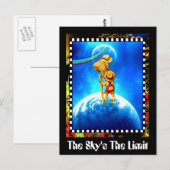 Carte Postale Les limites du ciel (Devant / Derrière)