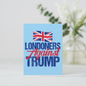 Carte Postale Les Londoniens contre Trump (Debout devant)
