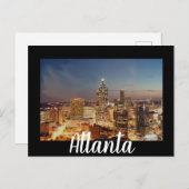 Carte Postale Les lumières d'Atlanta (Devant / Derrière)