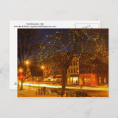 Carte Postale Les lumières du centre-ville de Northampton (Devant / Derrière)