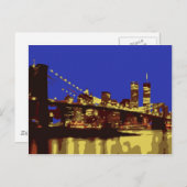 Carte Postale Les Lumières Du Soir (Devant / Derrière)