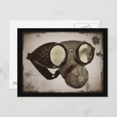 Carte Postale Les lunettes inspirées de Steampunk (Devant / Derrière)