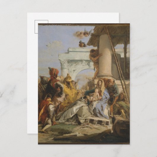 Carte Postale Les Magi (Devant / Derrière)