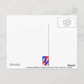 Carte Postale Les mains de la paix - Prêtez vos (Dos)