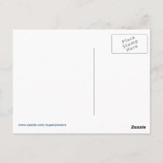 CARTE POSTALE LES MAINS D'OBAMACARE (Dos)