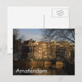 Carte Postale Les maisons des canaux (Devant / Derrière)