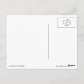 Carte Postale Les maisons du canal d'Amsterdam la nuit (Dos)