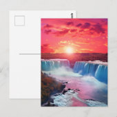 Carte Postale Les majestueuses chutes du Niagara #24 (Devant / Derrière)