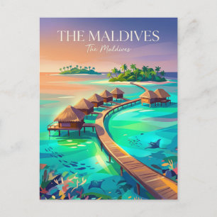Carte Postale Les Maldives Les Maldives