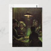 Carte Postale Les Mangeurs de pommes de terre de Vincent van Gog (Devant / Derrière)