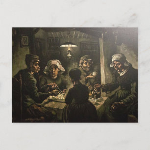 Carte Postale Les Mangeurs de pommes de terre de Vincent Van Gog