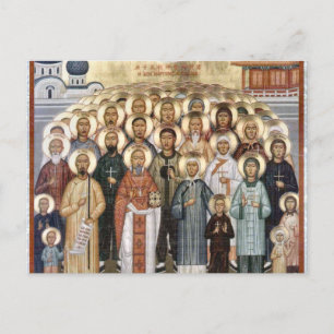 Carte Postale Les martyrs de l'icône chrétienne orthodoxe chinoi