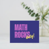 Carte Postale Les maths déchirent au quotidien (Debout devant)