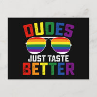 Les mecs goûtent juste mieux Funny Gay LGBT Pride