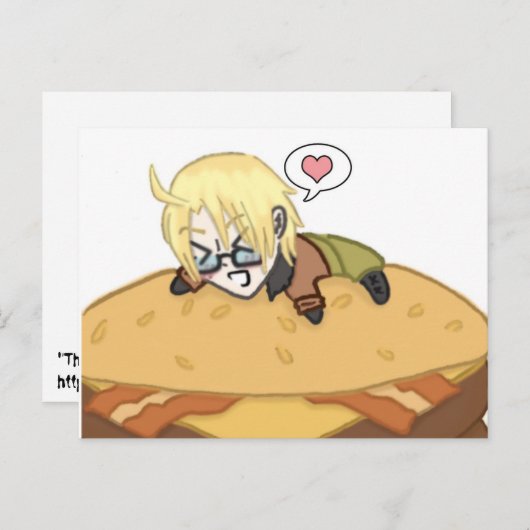 Carte Postale Les meilleures choses (Devant / Derrière)