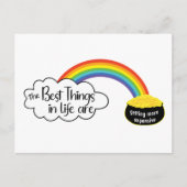 Carte Postale Les meilleures choses de la vie deviennent plus ch (Devant)