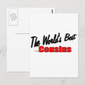 Carte Postale Les meilleurs cousins du monde (Devant / Derrière)