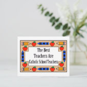 Carte Postale Les Meilleurs Enseignants Sont Les Enseignants De (Debout devant)