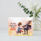 Carte Postale Les Meilleurs Joueurs Sont Sur Le Banc Cute (Debout devant)