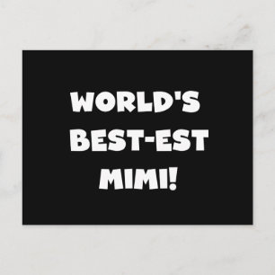 Carte Postale Les meilleurs maillots blancs Mimi du monde