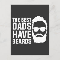 Les meilleurs papas ont des barbes Fête des pères
