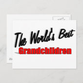 Carte Postale Les meilleurs petits-enfants du monde (Devant / Derrière)
