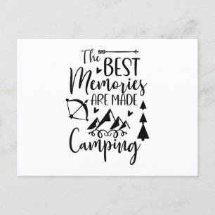 Carte Postale Les meilleurs souvenirs sont faits en camping