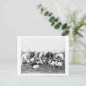 Carte Postale Les membres du Wild West Show de Pawnee Bill (Debout devant)