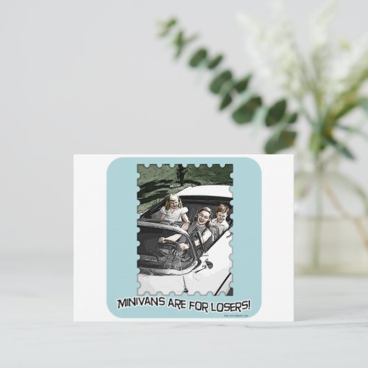 Carte Postale Les mini-fourmis sont 4 perdants ! (Debout devant)