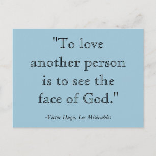 Carte postale Les Misérables