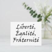 Carte Postale Les Misérables Love : Liberté, Égalité, Fraternité (Debout devant)