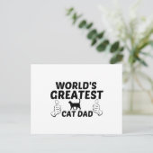 CARTE POSTALE LES MONDES LES PLUS GRANDS DE PÈRE CHAT (Debout devant)
