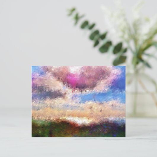 CARTE POSTALE LES MONTAGNES (Debout devant)