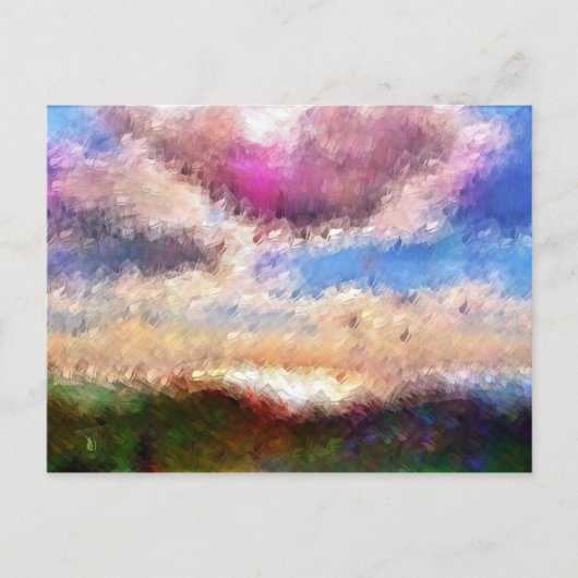 CARTE POSTALE LES MONTAGNES (Devant)