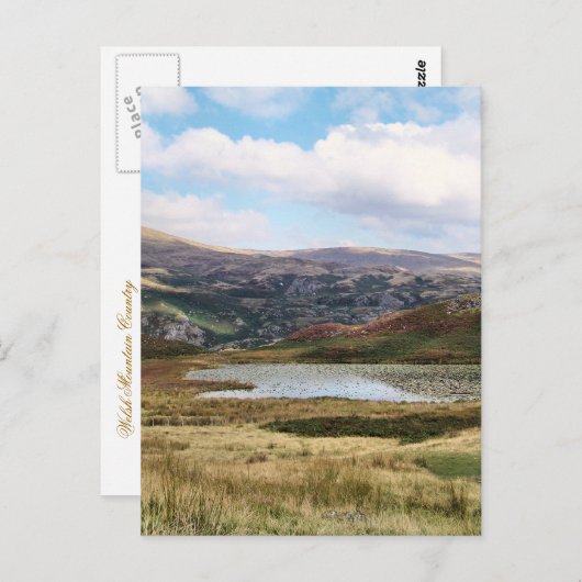 CARTE POSTALE LES MONTAGNES (Devant / Derrière)