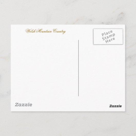 CARTE POSTALE LES MONTAGNES (Dos)